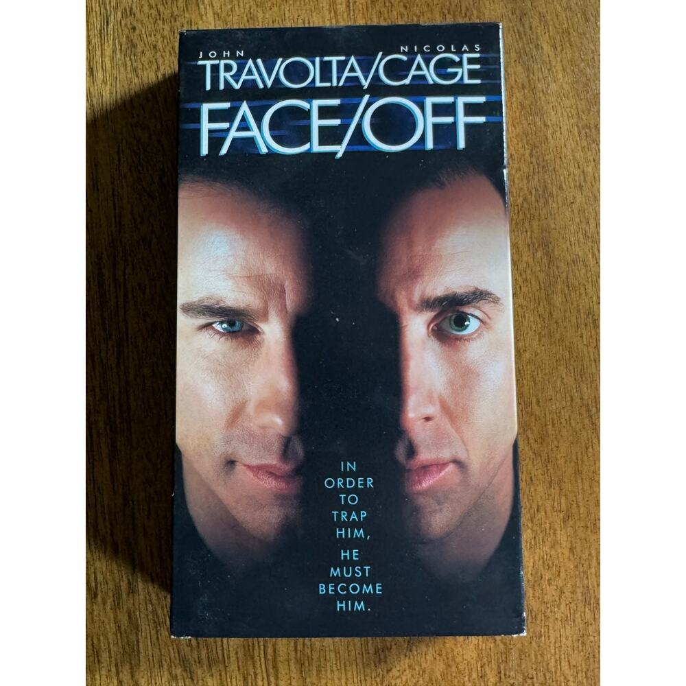 Face Off VHS John Travolta Nicolas Cage Action Movie 1997